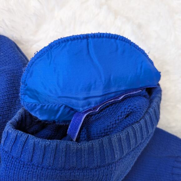 90s Vintage Nordstrom Short Sleeve Crew Neck Sweater Blue Size Medium - Picture 8 of 15